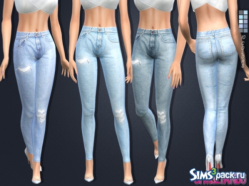 Джинсы Skinny jeans от sims2fanbg