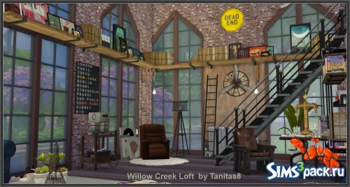 Дом Willow Creek Loft от TanitasSims