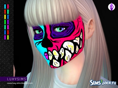 Макияж Zombie Pop Makeup от LuxySims3