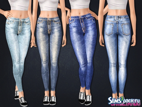 Узкие женские джинсы от sims2fanbg