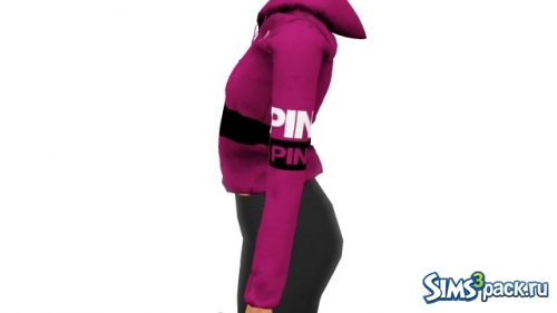 Худи LOVE Pink hoodies от napsims