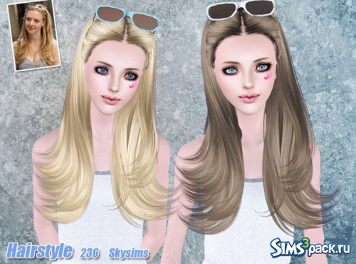 Прическа Skysims Hair #236 от Skysims