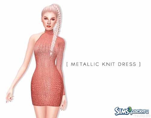 Платье "METALLIC KNIT DRESS" от Its- leeloo