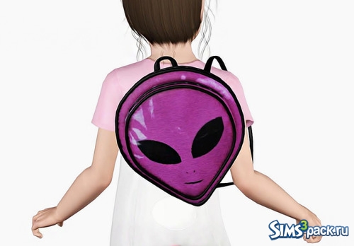 Детский рюкзачок "Пришелец" от sims3-plumbobs
