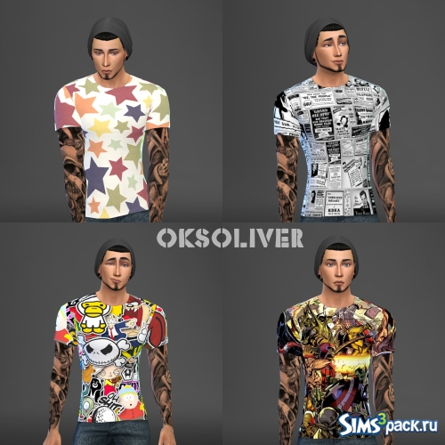 Сет мужских футболок от OksOliver