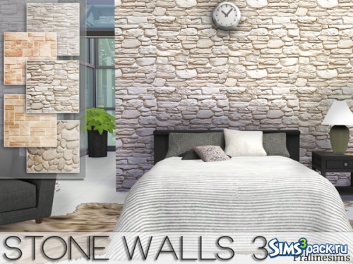Каменное покрытие для стен №4 от Pralinesims