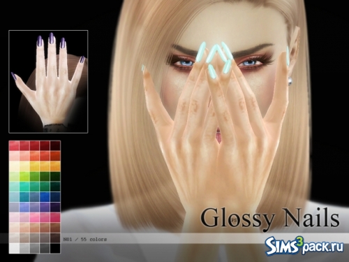 Ногти Glossy Nails от Pralinesims