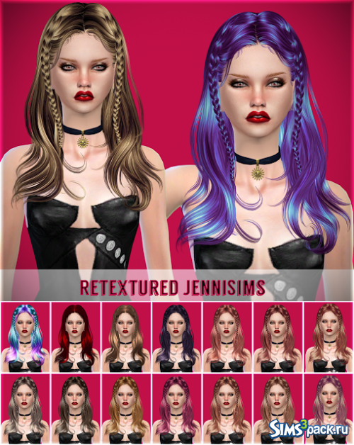 Красивая ретекстура волос от JenniSims