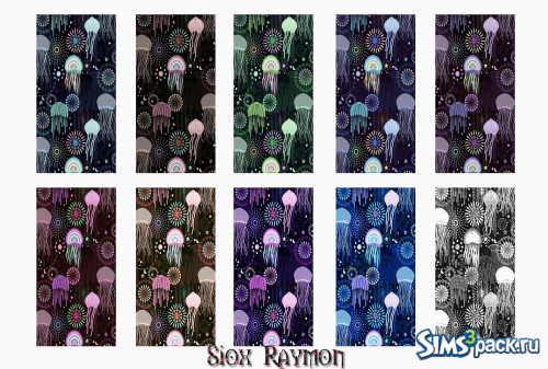 Обои Медуза в 10 цветах от SioxRaymon