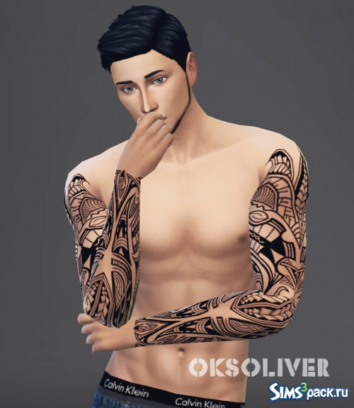 Мужская татуировка от OksOliver
