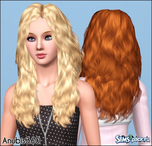 Длинные волнистые женские волосы от Anubis360