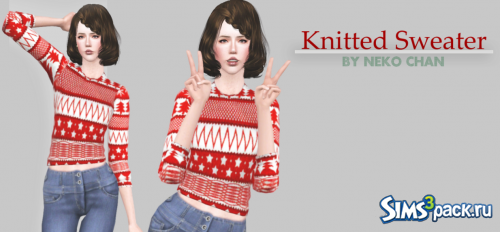 Свитер Knitted Sweater “Jingle Balls” от Neko Chan