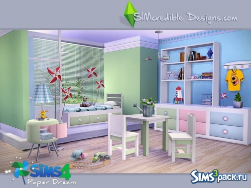 Детская комната Paper dream от SIMcredible!
