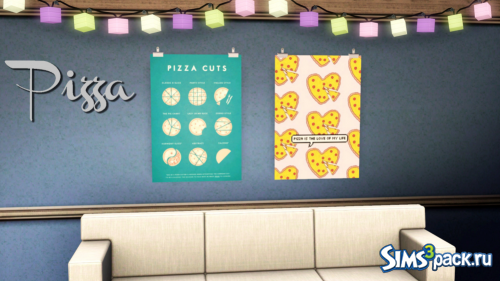 Плакаты Пицца CP Society 6 Pizza от catchingpixels