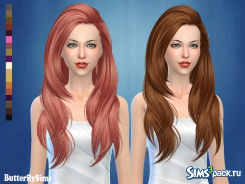 Прическа Hairstyle 180-No hat от Butterflysims