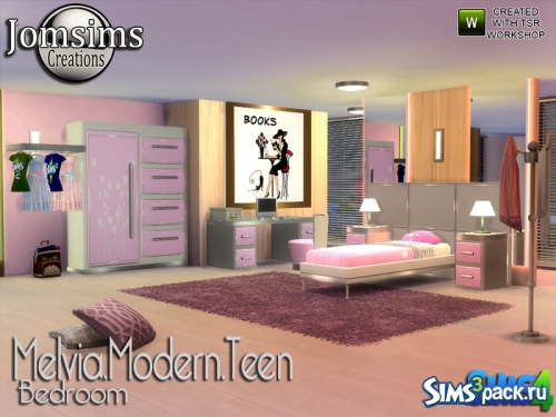 Спальня для подростка Melvia modern от jomsims