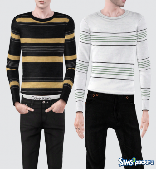 Свитер Striped Sweater от spectacledchic