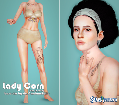 Симка Lady Corn от sims3melancholic