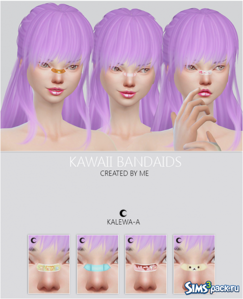 Пластырь на нос Kawaii Bandaids от Kalewa