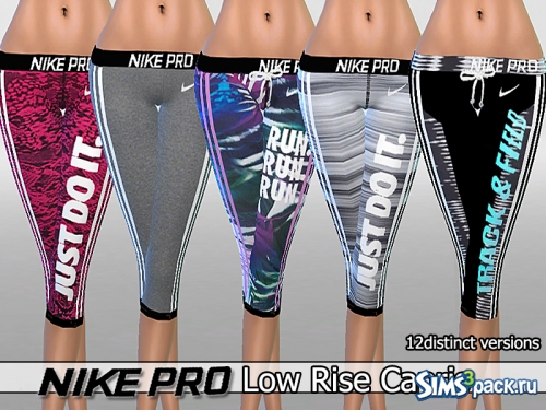 Спортивные капри Nike Pro Low Rise от Pinkzombiecupcakes