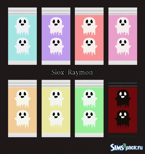 Обои Cute Ghost 8 цветов от SioxRaymon