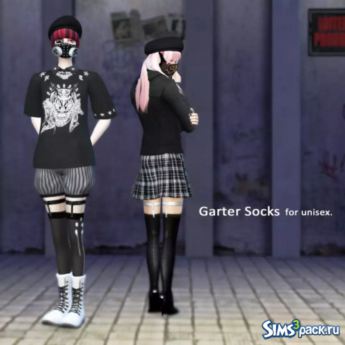 Чулки Garter Socks for unisex от imadako
