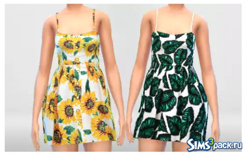 Платье Sunflower Summer Dress от PureSims