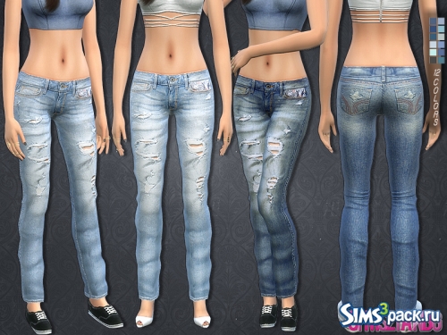 Джинсы 149 - 3d Jeans от sims2fanbg
