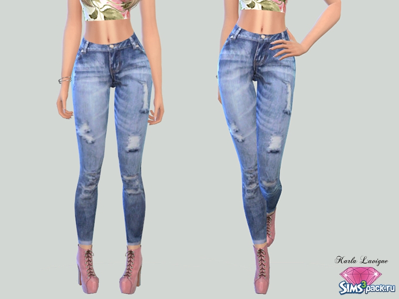 Рваные джинсы от puresims для симс 4 » the sims всё для игр sims.