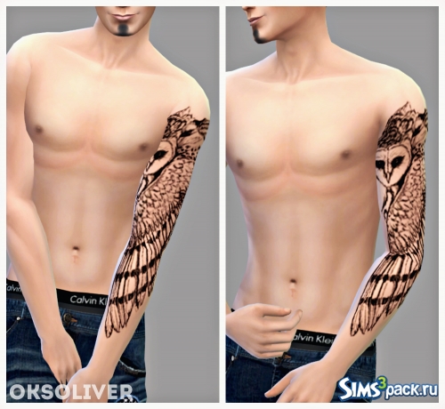 Мужская татуировка от OksOliver