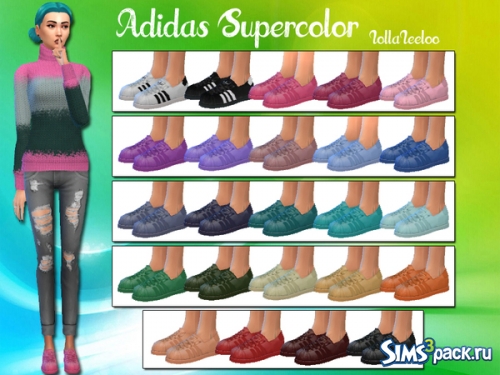 Кроссовки Adidas SuperStar от LollaLeeloo