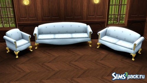 Диваны и кресло из The Sims 2 Socialite Set