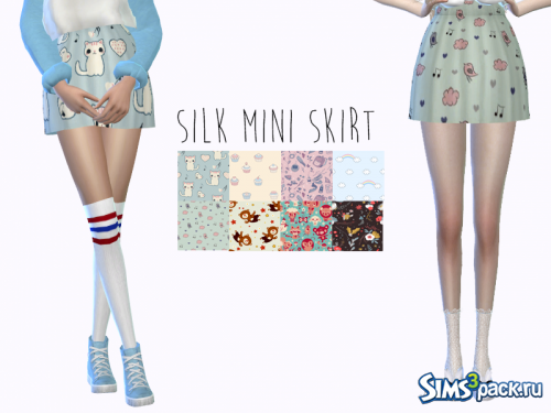 Юбка Silk mini skirt от sensFelipa