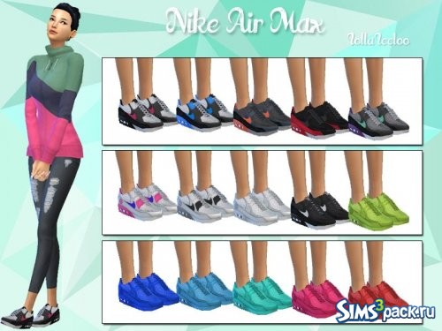Женские кроссовки Nike Air Max от Lollaleeloo