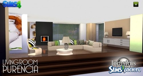 Мебель для гостиной Purencia от jomsims