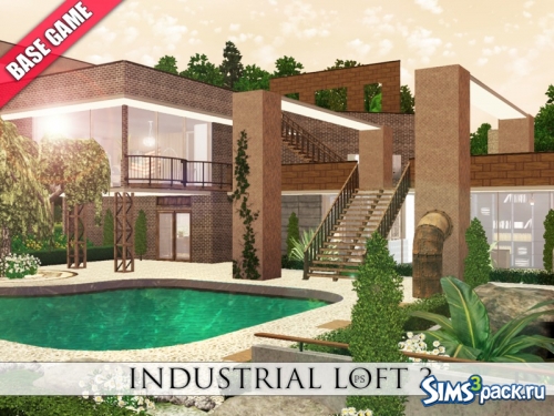 Дом "Industrial Loft 3" от Pralinesims