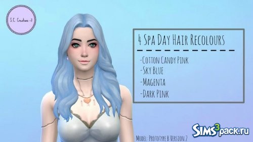 Перекраска волос в дополнении "Spa Day"