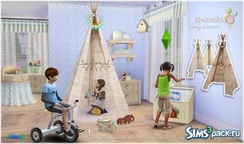 Мебель для детской комнаты Candy Covered от Simcredible