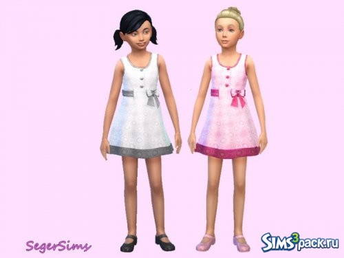 Детское платье Pink and Grey от SegerSims