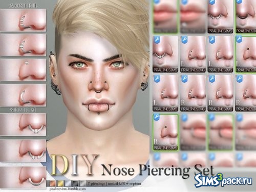 Пирсинг для носа DIY