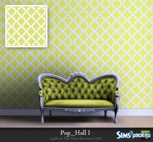 Обои Pop_Hall - Yellow Wall от AppleFall