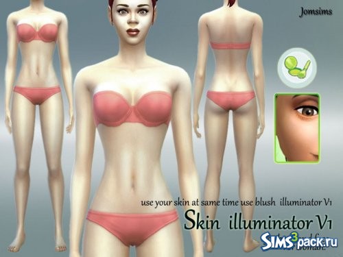 Скинтон Blush Skin Illuminator V1 от jomsims