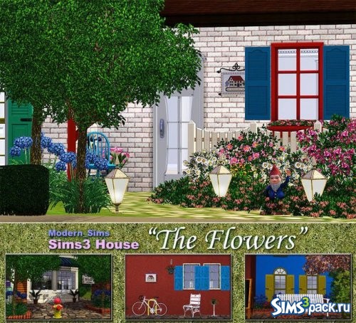 Дом The Flowers от Modern_Sims