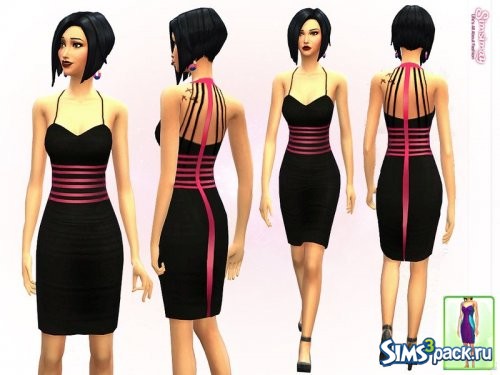 Платье Leona Striped от Simsimay
