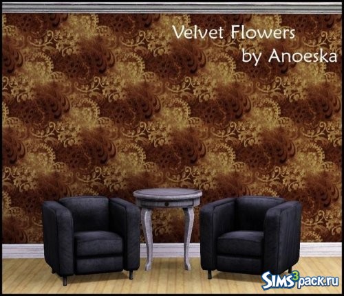 Текстура Velvet Flowers от AnoeskaB
