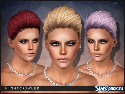 Женская прическа Kelly от Nightcrawler Sims