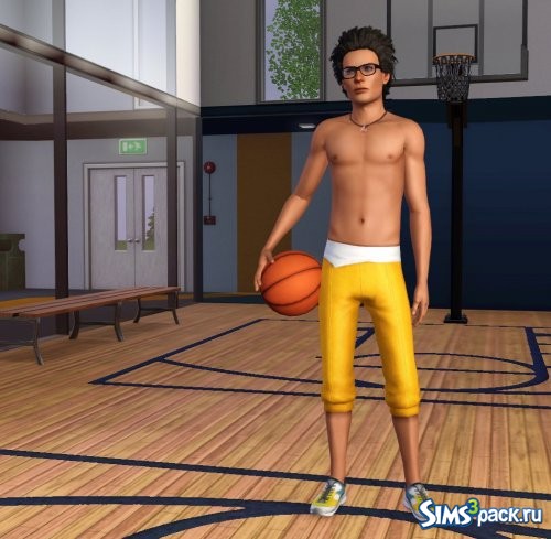 Обрезанные спортивные штаны для мужчин из The Sims 4 от Butterbot