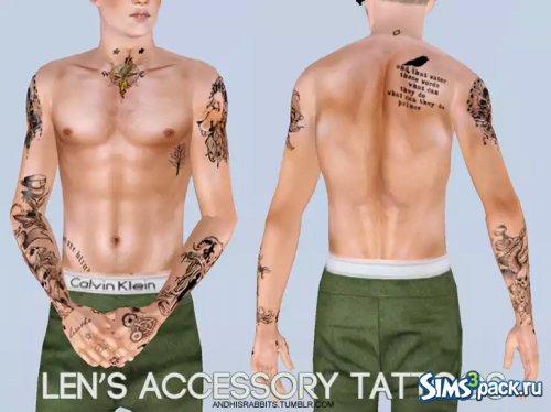 Татуировки Len’s accessory от Andhisrabbits