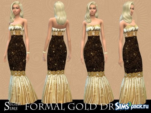 Золотое платье от SegerSims