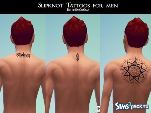 Мужские татуировки Slipknot от ih8m0r0nz